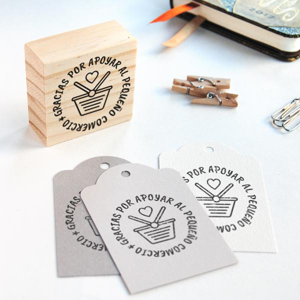 stamp Thank you for supporting small business
