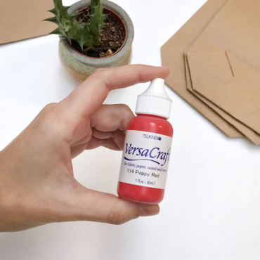VersaCraft Poppy Red Ink Refill