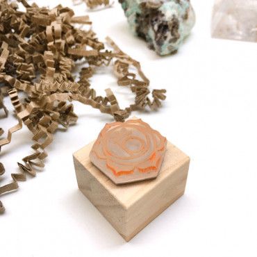stamp Sacral Chakra Stamp - Svadhisthana with Classic design. greeting cards, gift tags, or even fabric designs.