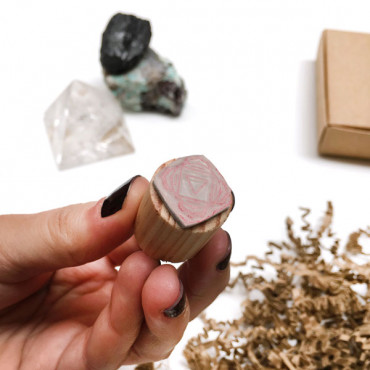 Root Chakra Stamp - Muladhara with Simple design. Reiki practitioners to personalize session notes
