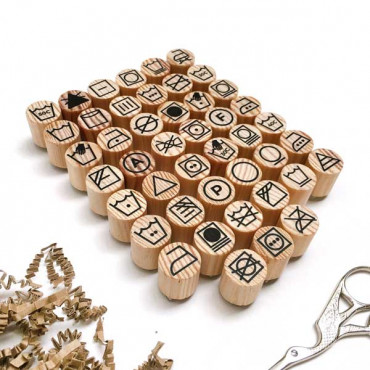 Mini Stamps Washing and Drying Symbols