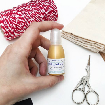 Brilliance Galaxy Gold re-inker bottle
