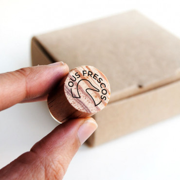 rubber stamp Fresh Egg Stamp - Duck in Various Languages to choose