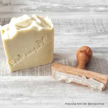 Custom soap logo stamp