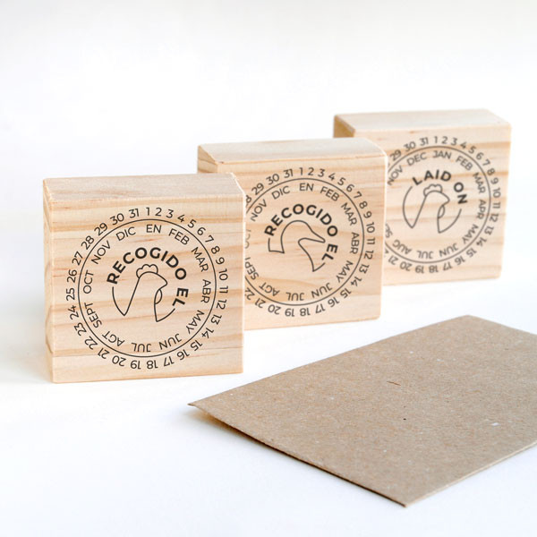 Egg Date Gathering Stamp - Easy Egg Dating for Farmers & Home Use