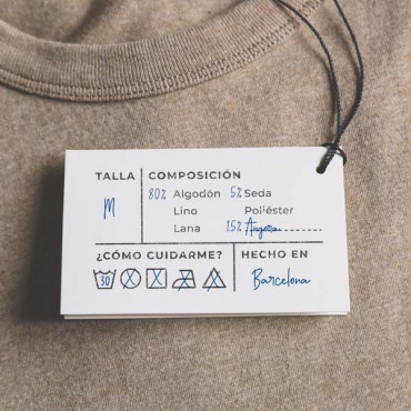 Clothing and Textile Label Stamps – Composition Care Instructions in Multiple Languages