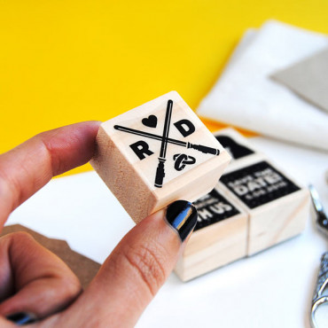 4 wedding stamp set The Force for decorating a geeky-themed wedding