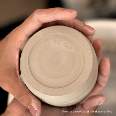 Cuenco de cerámica personalizado con sello biterswit