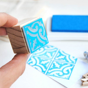 Tinta VersaCraft Cerulean Blue para sellos de madera