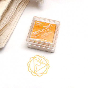 VersaCraft Yellow Lemon ink pad for paper, fabric and wood