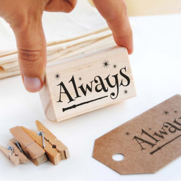 stamp Always stamp with stars and magic wand for magic themed weddings