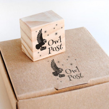 sello Owl Post para correspondencia entre amigas