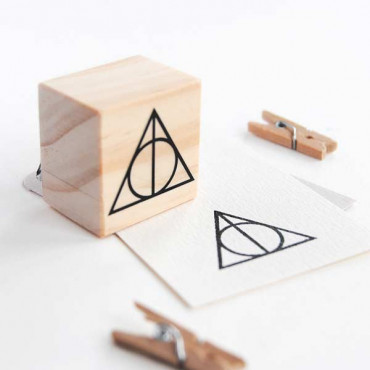 stamp Magic Hallows Triangle for wizard themed events