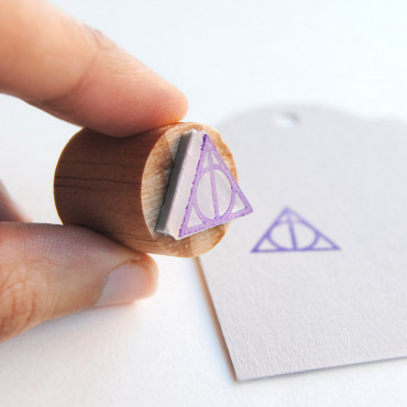 stamp Magic Hallows Triangle for wizard themed events