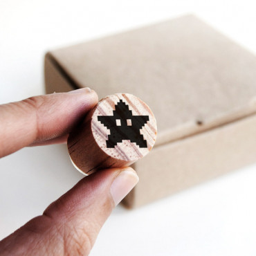 stamp 8 bit Pixel Star for video game themed party