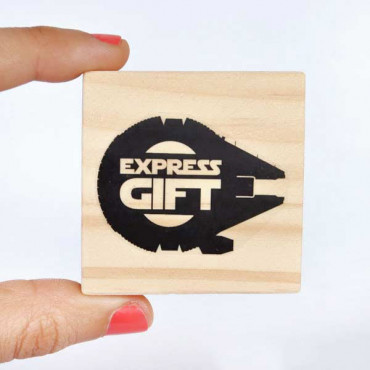 stamp Spaceship express gift for nerd parties