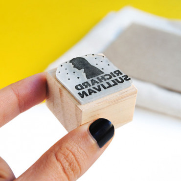 Custom name stamp for geeky parents