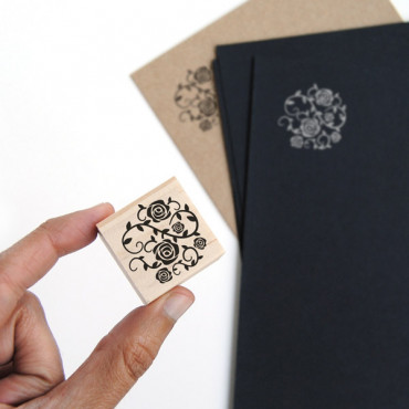 Halloween rubber stamps for stationery decor