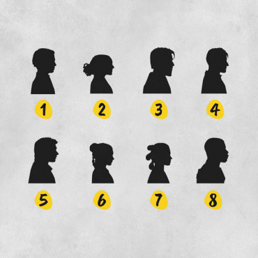 Choose the silhouette you want in the custom clothing stamp