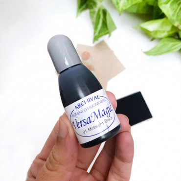 Versamagic Midnight Black refill ink