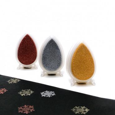 Set of 3 mini Brilliance inks - Gold, silver, copper for Paper