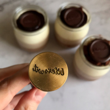Custom chocolate seal with your logo