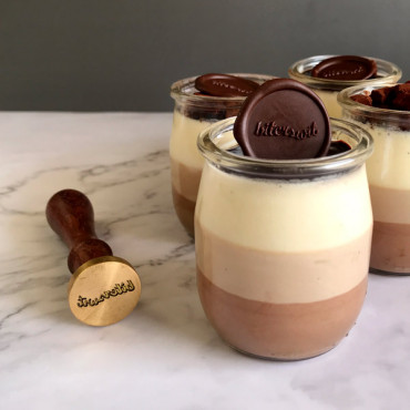 Custom chocolate seal with your logo