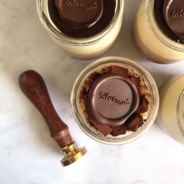 Custom chocolate seal with your logo