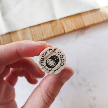 rubber stamp Coconut Fiber Stamp - Coir in Various Languages