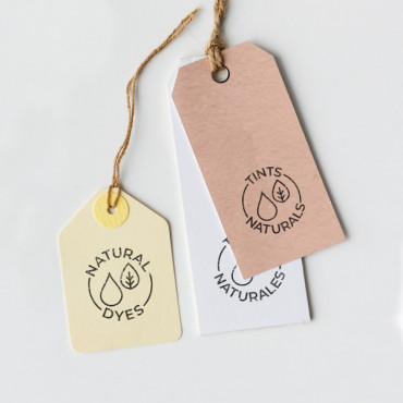 rubber stamp Natural Dyes in Various Languages