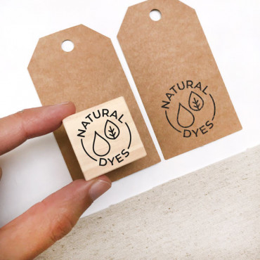 rubber stamp Natural Dyes in Various Languages