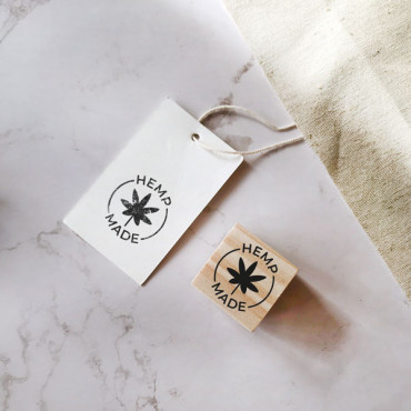 rubber stamp Hemp Made in Various Languages