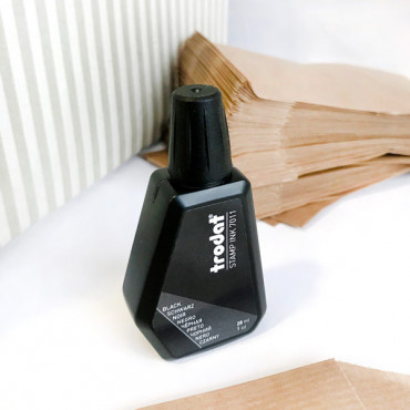 Trodat black ink pad refill for paper