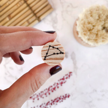 Horoscope Sign Constellations stamp for soap bars.