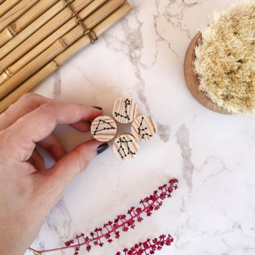 Horoscope Sign Constellations stamp for soap bars.