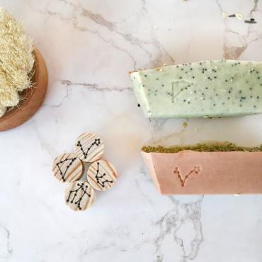 Soap stamp set 12 Constellations Zodiac stamps for soap bars