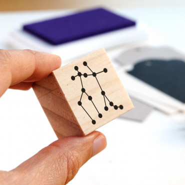 Horoscope Sign Constellations stamp for soap bars.
