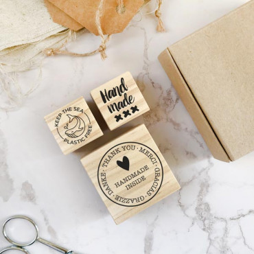 Handmade Products stamp set for Small shops and makers