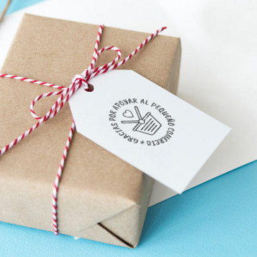 Thank you for supporting small business rubber stamp for sustainable packaging Thank you for supporting small business rubber stamp for sustainable packaging