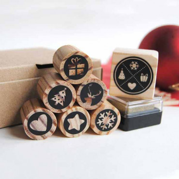 Christmas mini stamp pack for Holiday decorations
