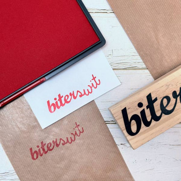 Extra Large red ink pad 21x15 cm / 4.3x2.75 inches for paper