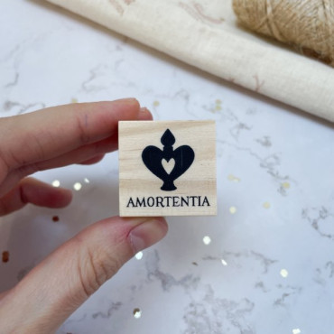 rubber stamp Magical Love potion stamp Amorentia for geeky journaling