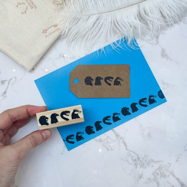 rubber stamp Animals houses Magic School for geeky journaling