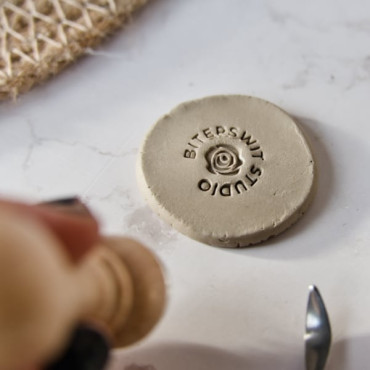 custom flower rose stamp for kiln by biterswit
