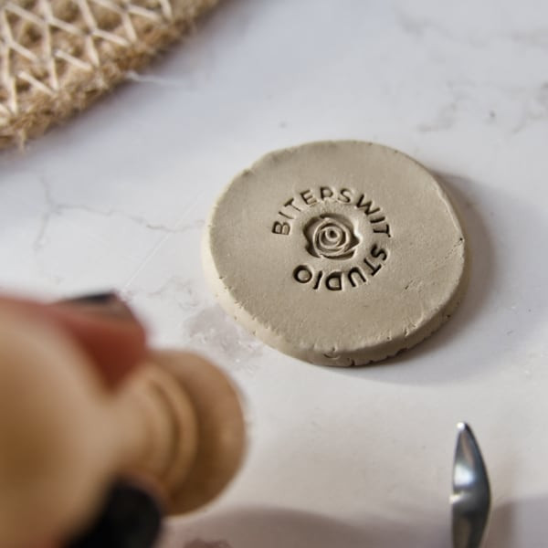 custom flower rose stamp for kiln by biterswit