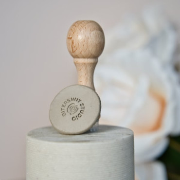 custom rose stamp for pottery by biterswit