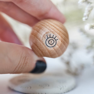 wooden handle stamp for soap decoration by biterswit