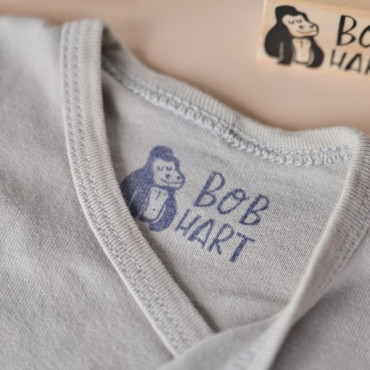 happy gorilla stamp for clothes and books by sira lobo for biterswit
