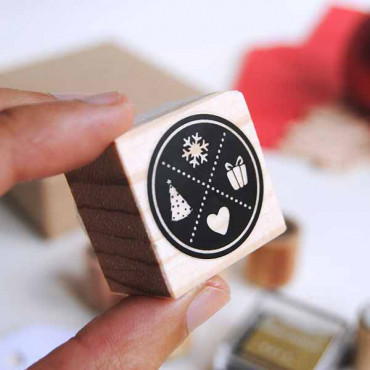 Rubber stamp Christmas