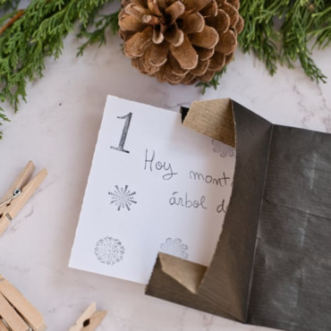 DIY Advent Calendar kit made with TOCS Textile Crafts. Advent Calendar of Family Experience